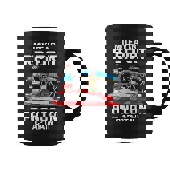 中途報告ポンツーンキャプテンサンタ 7月のクリスマスメンズ コーヒーマグ - Kawaiitshirt