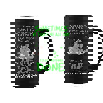 双極性障害啓発猫リボン コーヒーマグ - Kawaiitshirt