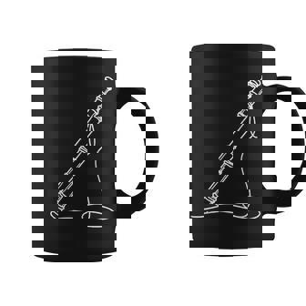 尺八 線画 ミュージシャン向け 尺八 コーヒーマグ - Kawaiitshirt