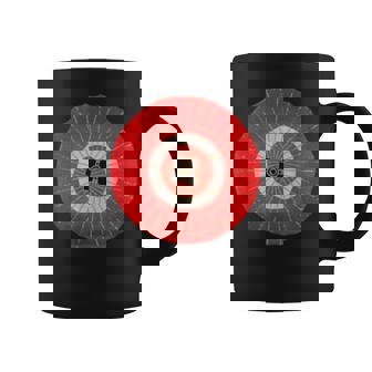 日本の伝統柄紅白傘 コーヒーマグ - Kawaiitshirt