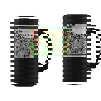 日本レトロアート 歌川国吉 2陸軍の戦い コーヒーマグ - Kawaiitshirt