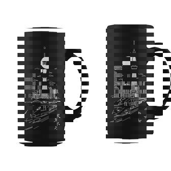 東京スカイラインジャパン ランドマーク スカイツリー 東京タワー 新幹線 コーヒーマグ - Kawaiitshirt