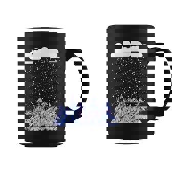 森 雪 新雪 落ちる 冬 ワンダーランド 雪 恋人 コーヒーマグ - Kawaiitshirt