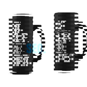 検索エンジン最適化 Eatleepeo Repeateo コーヒーマグ - Kawaiitshirt