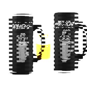 燃料は酒 ダックスフンド グッズ 犬 おもしろ 面白い ネタ 笑える 飲み会 コーヒーマグ - Kawaiitshirt