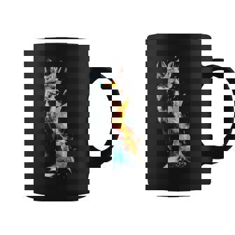 狐 長袖tシャツ コーヒーマグ - Kawaiitshirt