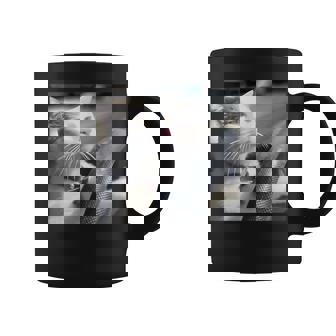 猫のミームtシャツを運転します コーヒーマグ - Kawaiitshirt