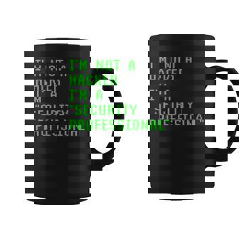 私はハッカーではありません私はサイバーセキュリティの専門家のコンピューターです Cyberecurity コーヒーマグ - Kawaiitshirt