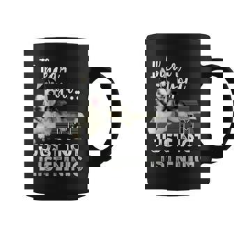 聞こえてるよ聞いていないだけだシベリアンハスキー恋人 コーヒーマグ - Kawaiitshirt