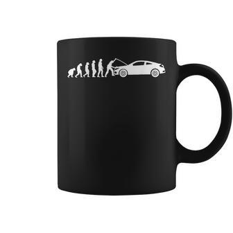 自動車整備士 おもしろ自動車工房 メカニック進化 コーヒーマグ - Kawaiitshirt