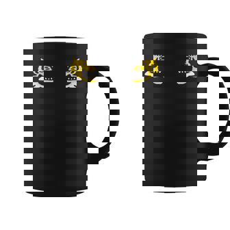 虎 タイガー 顔 対称 ポップアート 和風アニマルデザイン 長袖tシャツ コーヒーマグ - Kawaiitshirt