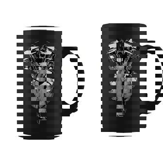 超セクシーhdパンヘッドピンナップバイク、バイカーギアvtwin コーヒーマグ - Kawaiitshirt