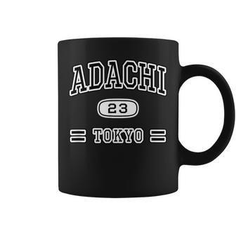 足立区 Adachi【チームユニフォーム カレッジ風】東京 23区 Jimo-T ジモティ 面白い コーヒーマグ - Kawaiitshirt