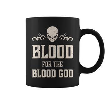 邪悪な頭蓋骨の血 血神 地獄の魔王 コーヒーマグ - Kawaiitshirt