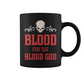 邪悪な頭蓋骨の血 血神 地獄の魔王 長袖tシャツ コーヒーマグ - Kawaiitshirt