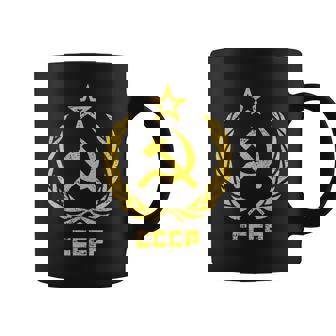 鎌と槌の星cccpソビエト連邦 長袖tシャツ コーヒーマグ - Kawaiitshirt