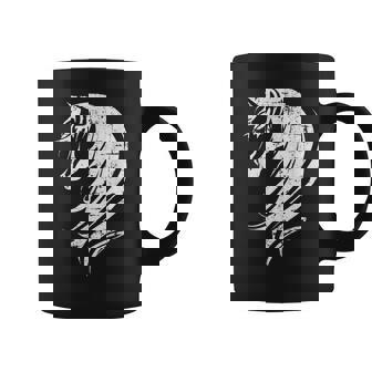 長い馬のたてがみを持つ美しい馬 コーヒーマグ - Kawaiitshirt