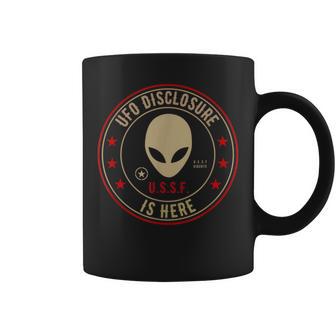 開示はこちらエイリアン侵略uapエイリアンufo コーヒーマグ - Kawaiitshirt