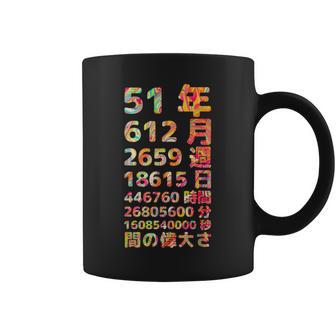 面白い51歳の誕生日の古いメーター 面白い51歳のギフト 女性 男性 面白い電卓 51歳の誕生日のギフト コーヒーマグ - Kawaiitshirt