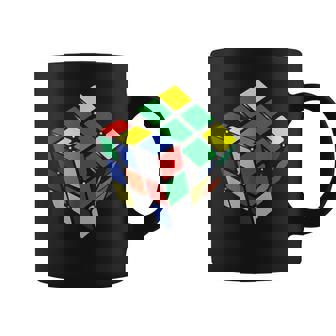 面白いオタクシェルドンパズルキューブ数学科学教師オタク コーヒーマグ - Kawaiitshirt