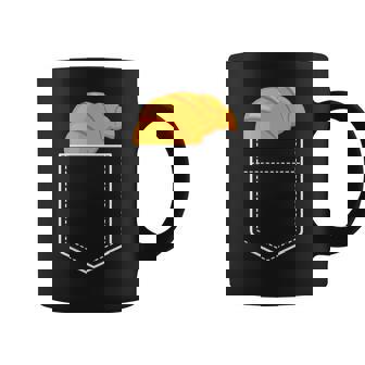 面白いクロワッサンインザポケット 食通 フレンチクロワッサンポケット コーヒーマグ - Kawaiitshirt