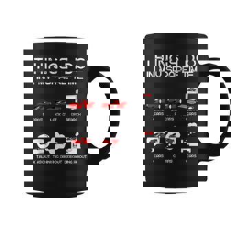 面白い車好き空き時間の車でやること コーヒーマグ - Kawaiitshirt