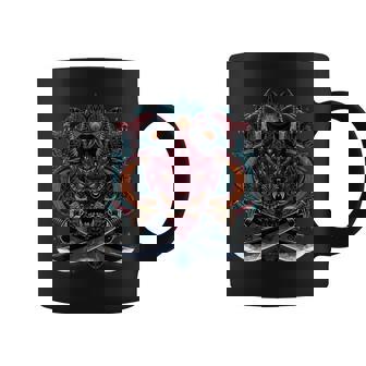 鬼魔悪魔日本の般若の面 コーヒーマグ - Kawaiitshirt