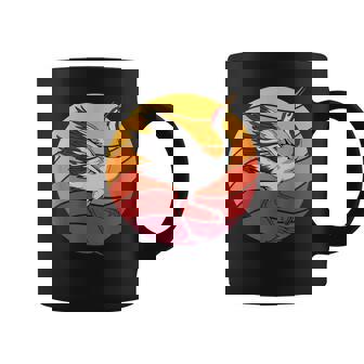 鶴 Crane Retrounset 鶴 コーヒーマグ - Kawaiitshirt