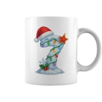 6 7 Meme Wrapped In Christmas Lights Holiday 6-7 Matching Coffee Mug - Thegiftio UK