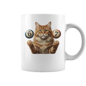 67 Meme -Ixeven Cats Cat Taza de café - Regaloses