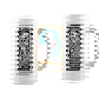 The Accountant Tarot Card Skeleton Accounting CPA Bookkeeper Coffee Mug | Mazezy