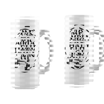 Make America Healthy Again Fitness Workout Graphic Print Coffee Mug - Monsterry