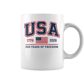 American 250 Years Independence Usa Patriotic 1776 To 2026 Coffee Mug - Thegiftio UK