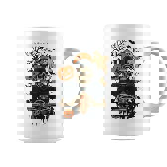 American Football Skeleton Player Halloween Skeleton Footbal Coffee Mug | Mazezy