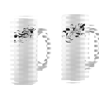 Arte Rupestre De La Edad De Piedra Por Dos Caballos De Pech Merle Manga Larga Taza de café - Regaloses