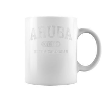Aruba Est 1499 Throwback Letter Souvenir Coffee Mug - Thegiftio UK