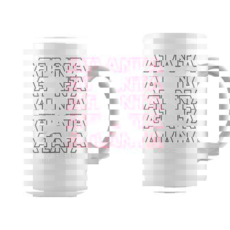Atlanta Baseball Minimalist Backprint Retro Baseball Lover Coffee Mug - Thegiftio