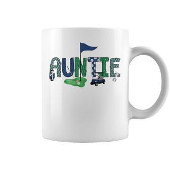 Auntie Of The Birthday Boy Hole In One Golf Sport Matching Coffee Mug - Thegiftio UK