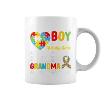 Autism Awareness Grandma Autistic Heart Proud Autism Grandma Coffee Mug | Seseable UK