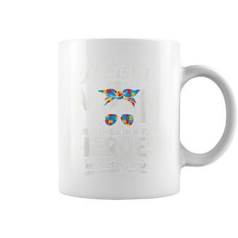 Autism Mom I’M Raising My Hero Puzzle Awareness Pride Coffee Mug | Mazezy