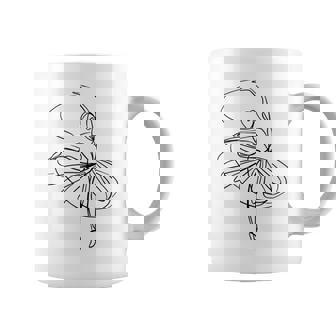 Ballet Dancer Dancing Ballerina Minimalist Dance Girls Coffee Mug | Seseable CA