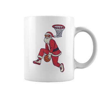 Basketball Christmas Santa Xmas Coffee Mug - Thegiftio