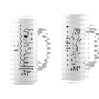 Bird Cat Optical Illusion Math Graph Drawing Philosopher Coffee Mug | Mazezy