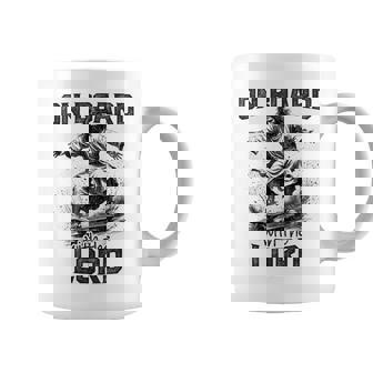 On Board With The Lord Jesus Skateboarding Skateboard Coffee Mug - Monsterry