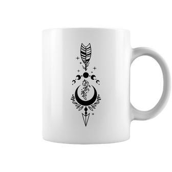 Boho Flècheintage Hippie Bohème Phases De Lune Tasse - Cadeauxyz