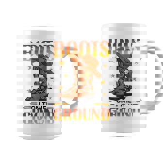 Boots On The Ground Cowboy Country Western Coffee Mug | Seseable FR