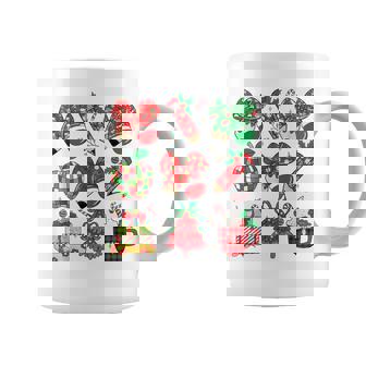 Bow Pencil Apple Xmas Tree Books Teacher Christmas Coffee Mug | Mazezy