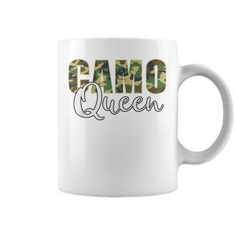 Camo Queen Orange Camouflage Women Coffee Mug - Thegiftio UK