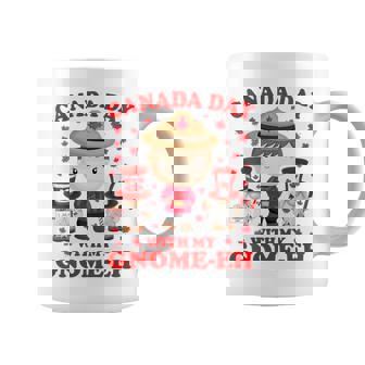 Canada Day Flag With My Gnomies Boys Girls Kids Coffee Mug | Mazezy