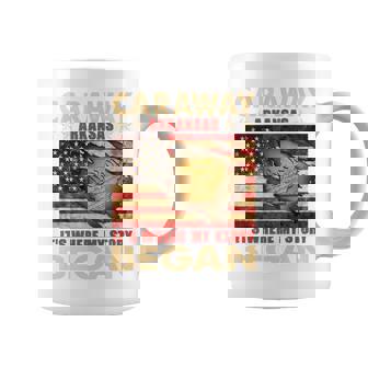 Caraway Arkansas USA Flag Independence Day Premium Coffee Mug | Mazezy